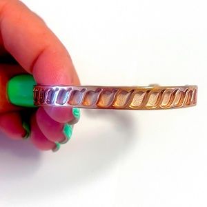 Stella and Dot rose tone adjustable bracelet